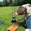 Rakete vorbereiten